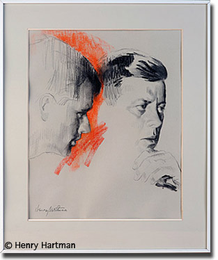 Kennedy brothers drawing