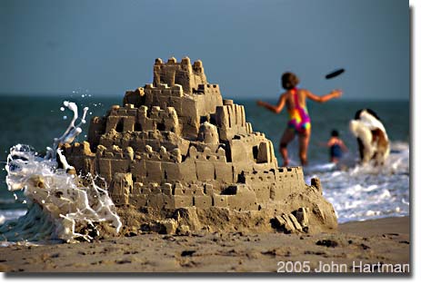  "Sandcastle and Crashing Wave" Bethany Beach, DE 